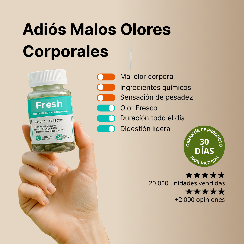 Desodorante Interno - Elimina desde el interior