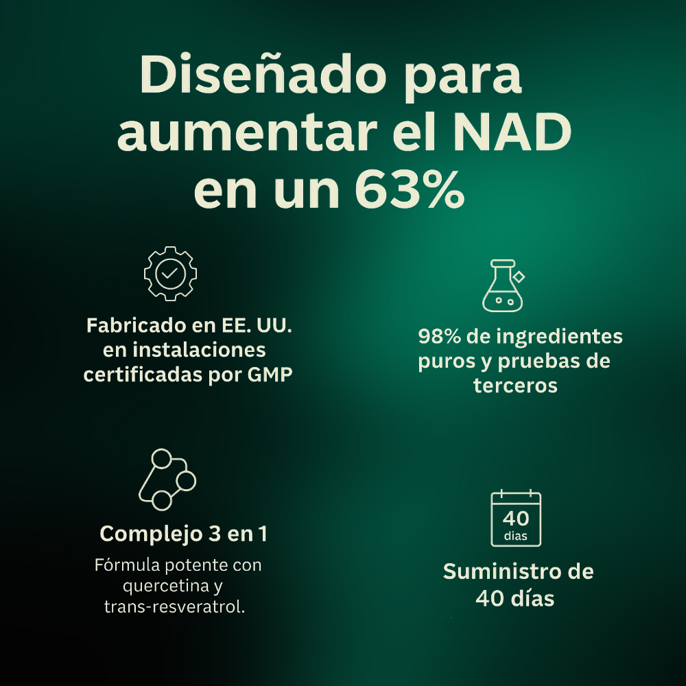 NAD+(PRO) - Energía, Antiedad y Enfoque